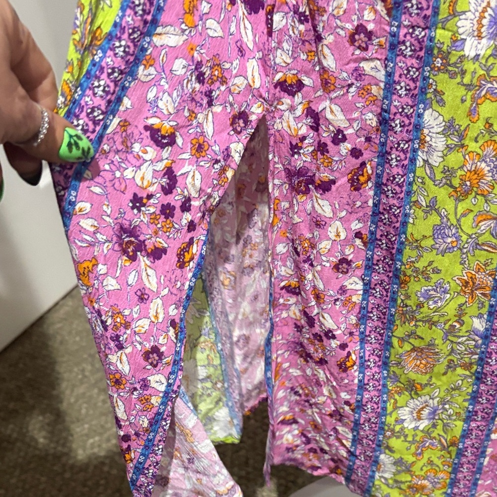 Easel NWT  Sz S Floral Off-Shoulder Maxi Dress - Picture 9 of 13